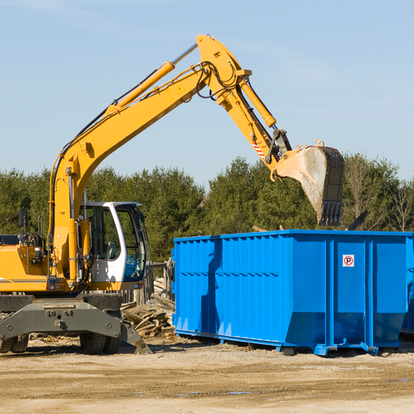 what size residential dumpster rentals are available in Elyria